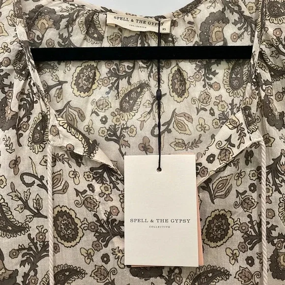 SPELL & THE GYPSY Collective Ash Journey Boho Dress Size XS NWT - Picture 12 of 16